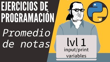 Como Calcular El Promedio en Python | Ejercicios resueltos | lvl 1