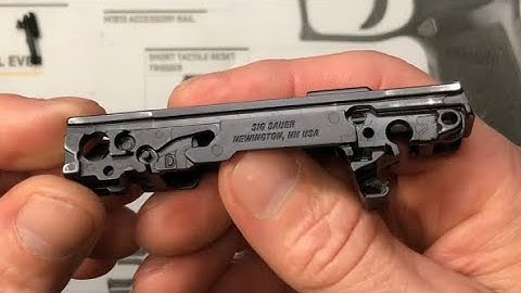 SIG Sauer P365 complete reassembly. Part 2 of 2