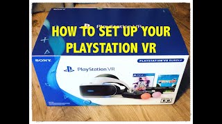 How To Set Up Your Playstation Vr Ps4,Psvr - Simple Guide
