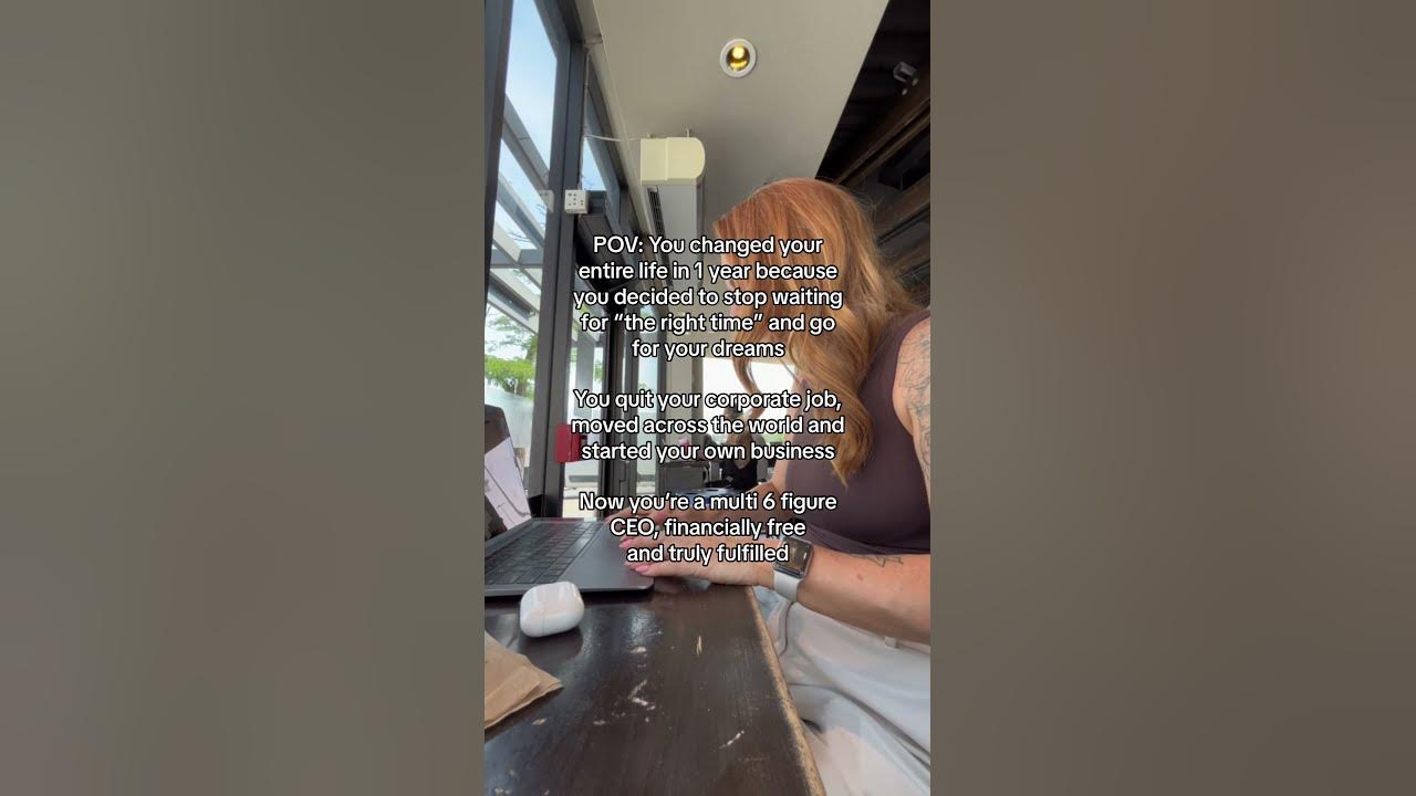 POV You changed your entire life in one year Corporate to CEO YouTube