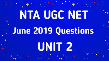 UGC NET SOCIOLOGY JUNE 2019 Research Methodology Questions