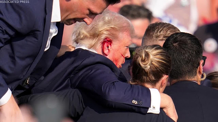 WATCH: Moments after Donald Trump was shot, rallygoer killed in Pennsylvania