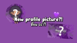 MY NEW INTRO NEW CC NEW PROFILE PICTURE ?? | Royal Toca