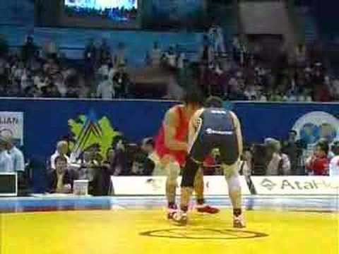 WM Baku 60kg RI Yong chol (NK) - Alexander Kropf (...