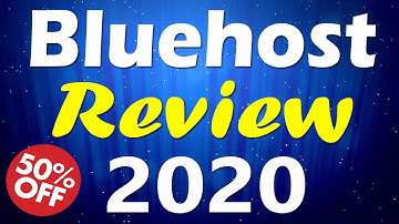 Bluehost Review (2020) Pros and Cons of Bluehost Web Hosting