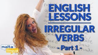 Irregular Verbs Part 1 - Free English Grammar Lesson A2-B1 (Pre-Intermediate) screenshot 3