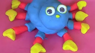 Spider Play Doh - طريقة عمل معجون الاطفال - عنكبوت - صلصال الاطفال - طين اصطناعي