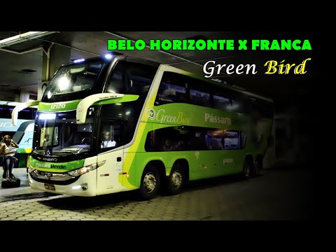 BELO HORIZONTE X FRANCA PELA VIAÇÃO PÁSSARO VERDE ´´ PARADISO 1800 DD