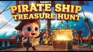 Pirate Ship Treasure Hunt | Kids Rhyme | Nursery Songs &amp; Fun Learning