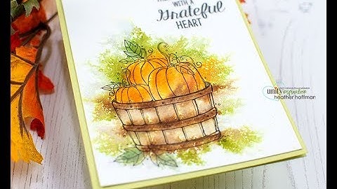 Unity Quick Tip: Abstract Watercolor with Distress Inks