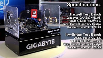 PlaytechTV - Intel i7 3770k vs Intel i7 4770k vs Intel i5 4670k vs Intel i5 4430 Benchmarking