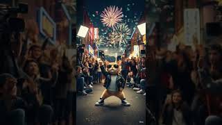 Cat dunch cartoon video #ai