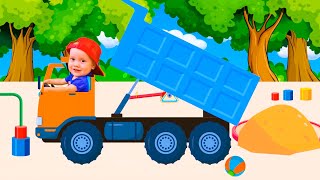 Синий трактор Песенки для детей Машинка и Трактор едет Сборник