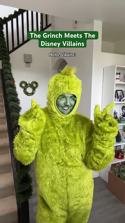 The Grinch Meets The Disney Villains! #HolidaysWithShorts