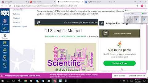 How to Access and Complete CK 12 Reading Assignments Through Canvas