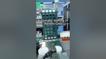 Automatic Sorting Of Battery Cell #newenergy #lithiumbattery #cleanenergy