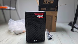 Unboxing and Sound Test, Alto TX408 Powered PA Speaker