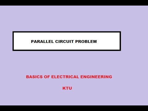 parallel circuit problem - YouTube