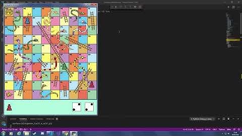 Python Snakes and Ladders game