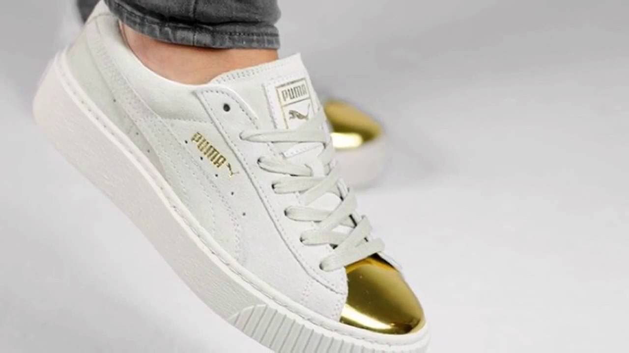 puma gold toe platform