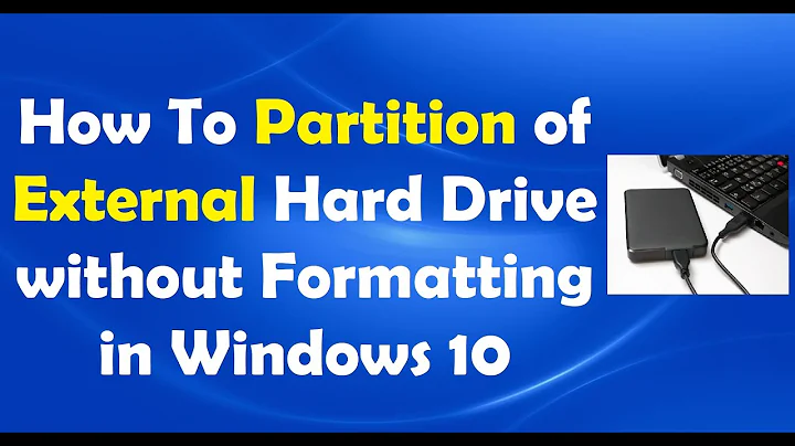 How To Partition of External Hard Drive without Formatting in Windows 10