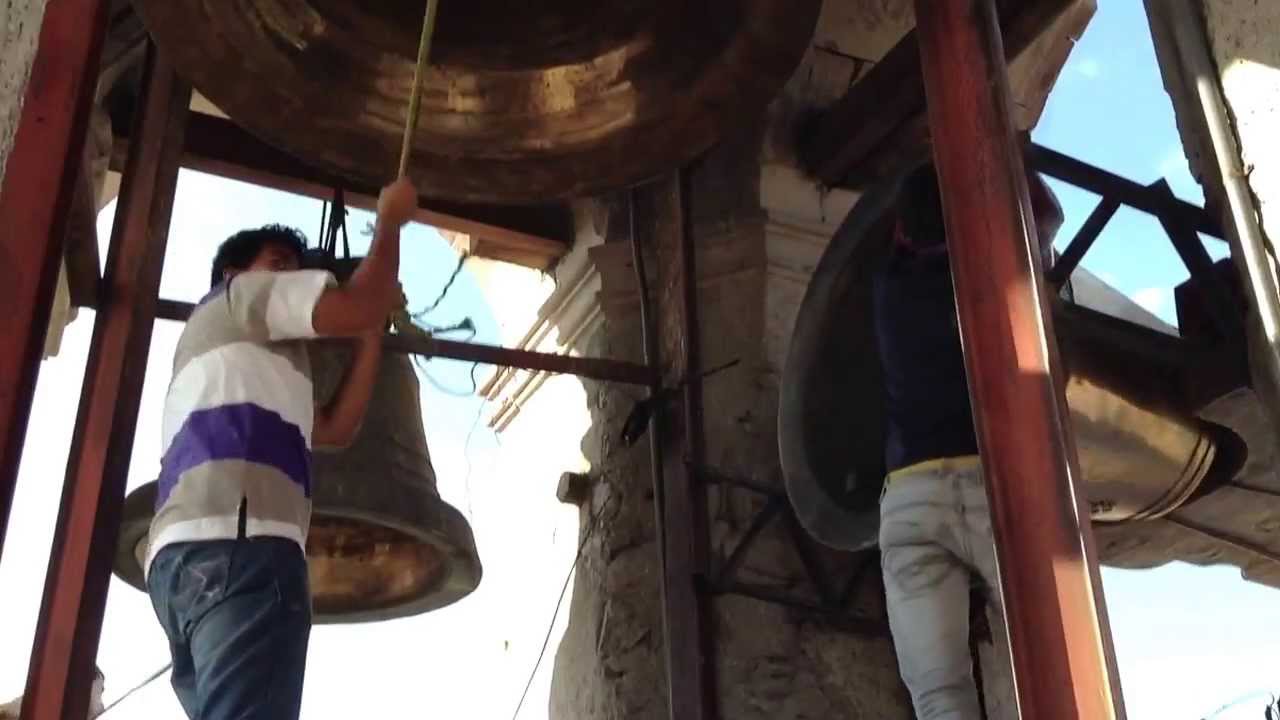 Repique en catedral de Aguascalientes. Quincenario 2013 (primera llamada)