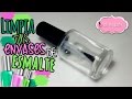 Como limpiar tus frascos de ESMALTE de uñas | DIY