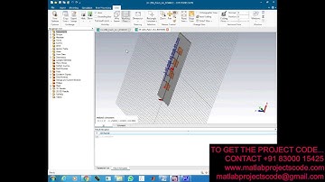 Antenna Design of a 8x1 array patch antenna at 24.125 GHz