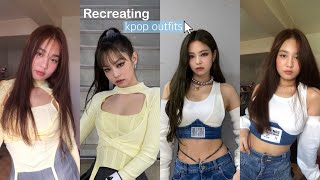 blackpink pretty savage outfits jennie