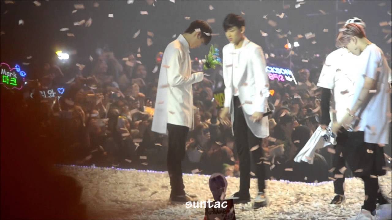 [Fancam]150131 Got7 Showcase in HK-GGG + A (Remix) + Ending (BamBam Focus) #Got7