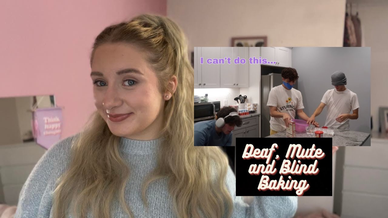 The Sturniolo Triplets Deaf, Mute and Blind Baking TikTok Trend