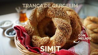 SIMIT - Receita turca de rosca trançada com crosta de gergelim