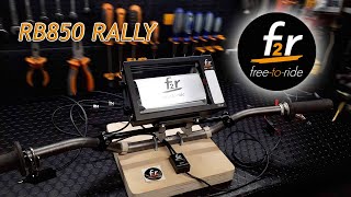 NEW RB850 RALLY f2r - UNBOXING, REVIEW and ROADBOOK LOAD