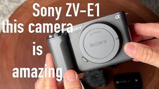 Sony ZV-E1 USA unboxing tests and thoughts