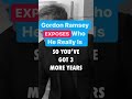 Gordon Ramsay Exposes Who He Really Is 😳 #gordonramsay #motivation #inspiration #masterchef