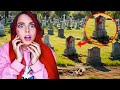 SI VES SANGRE EN UN CEMENTERIO, CORRE!!😰 *mi DRON captó algo MUY ATERRADOR*
