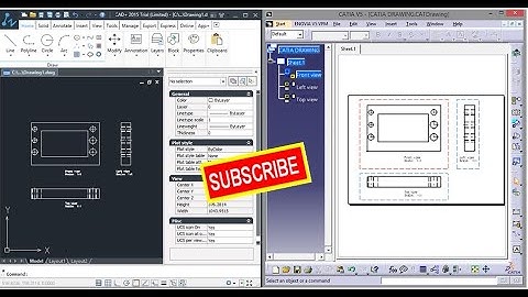 How To Open CATIA Drawing (.CATDrawing) File In to AutoCAD