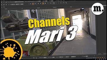 Mari create and export channels tutorial | Introduction to Mari 3