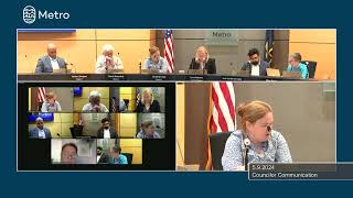 Metro Council meeting May 9, 2024