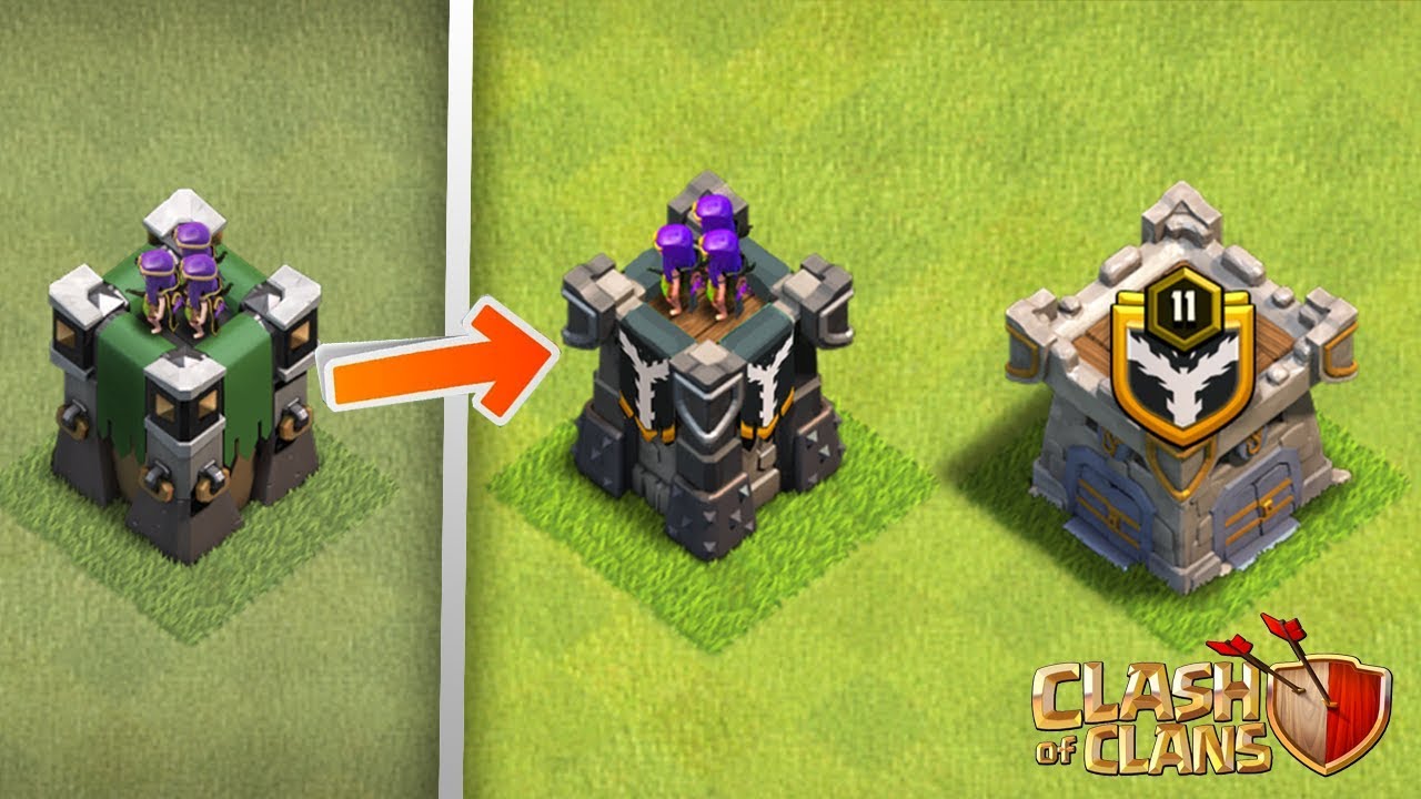 archer tower coc, archer tower redesign, archer towerhas green banners, neg...