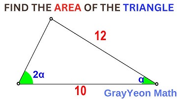 Find the area of the triangle #geometryskills #thinkoutsidethebox #importantgeometryskillsexplained