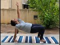 Ardh purvatanasana variation | #yoga | #aasan | #variations