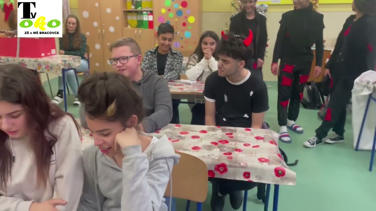 Mikuláš na škole - ZŠ s MŠ Bracovce