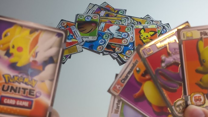 ABRINDO CARTAS POKÉMON UNITE 