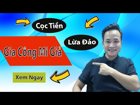 VIỆC LÀM TẠI NHÀ - REVIEW THỰC TẾ LÀM MI GIẢ  | ANH CÔNG NHÂN