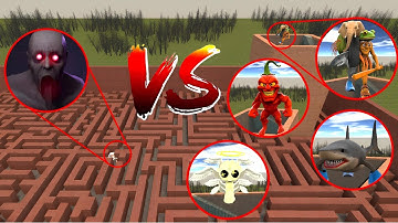 TUNG TUNG SAHUR VS SONIC VS  SCP 096 IN GARRY