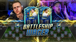 FIFA 20: TOTS RONALDO vs TOTS DYBALA Battleship Wager 😱🔥