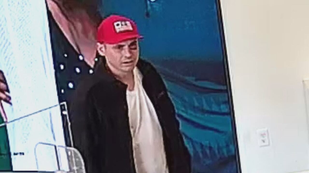 Burlington police ask for help finding bank robbery suspect - YouTube