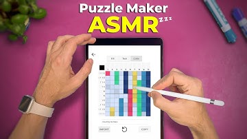 Unintentional ASMR - Making Puzzles For My Game - Soft Spoken, iPad Sounds