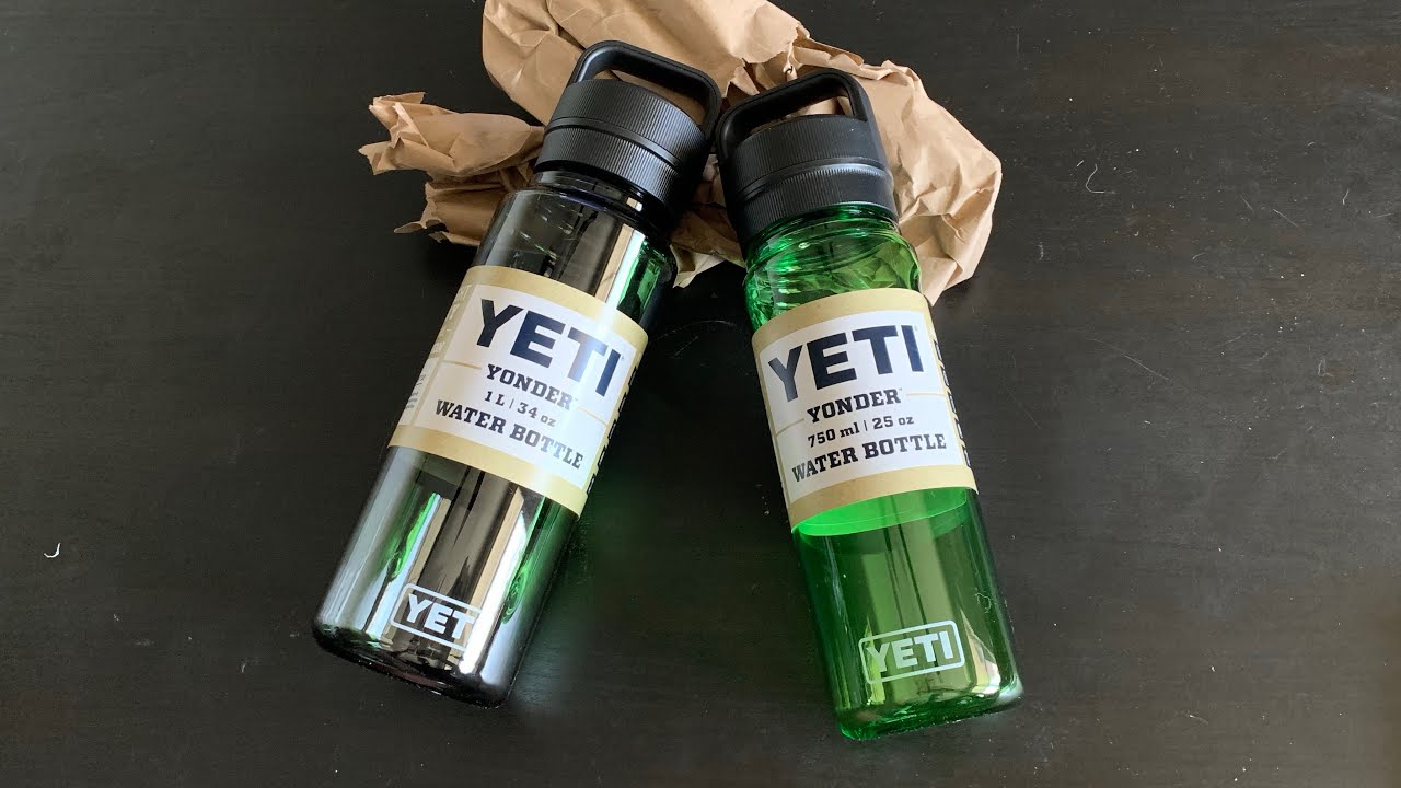 Yeti Yonder Plastic Water Bottle - Unboxing And Review 